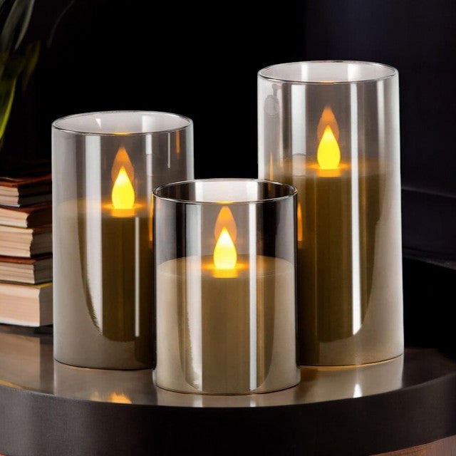 GlowLuxe - 6-Piece Remote-Controlled LED Candle Set